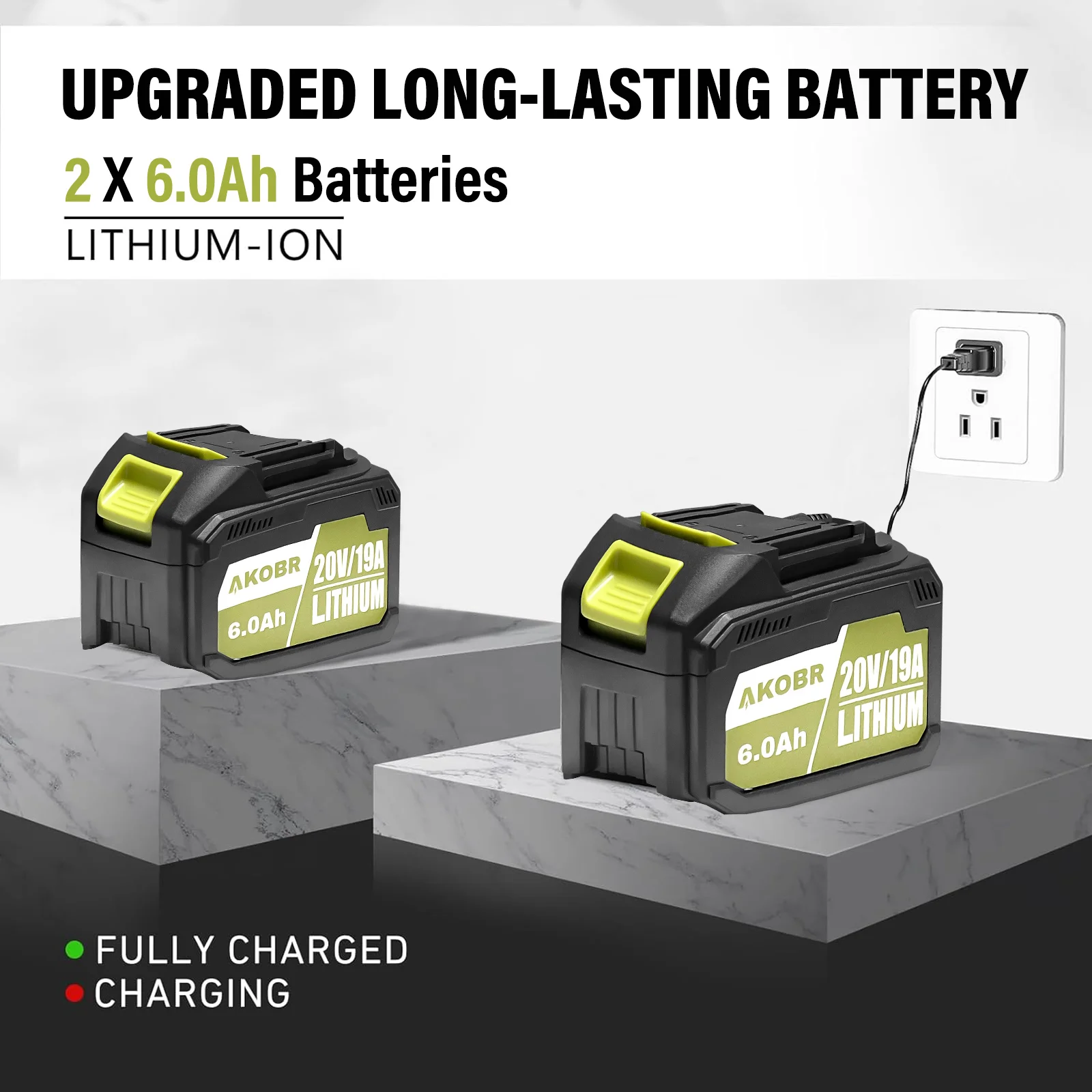 20V Powerful Electric Cordless Air Blower Battery Powered Leaf & Snow Blower for DIY & Industrial Use