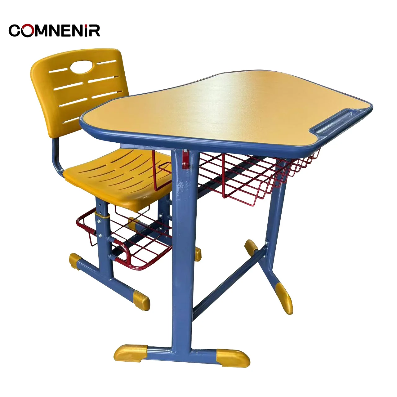 one stop solution school furniture	school furniture Adjustable Primary School Desk Chair Set Height Adjustable Classroom