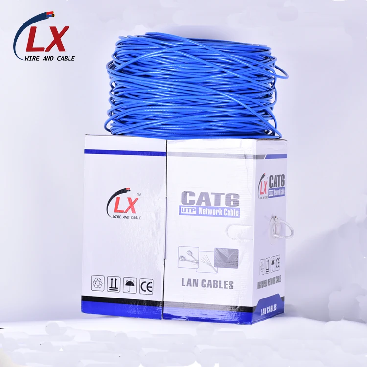 China Wholesale price  0.57mm 23 AWG 8 core Pure Copper network Category 6 CAT6 FTP cable with PVC Jacket