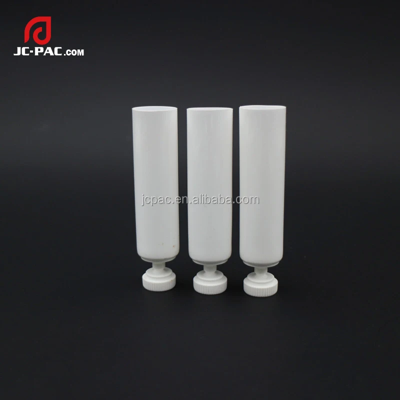 Пустой белый пластиковый косметический крем/эссенция Пробирка для одноразового использования небольшой объем пробирки для упаковки крема для лица лосьон