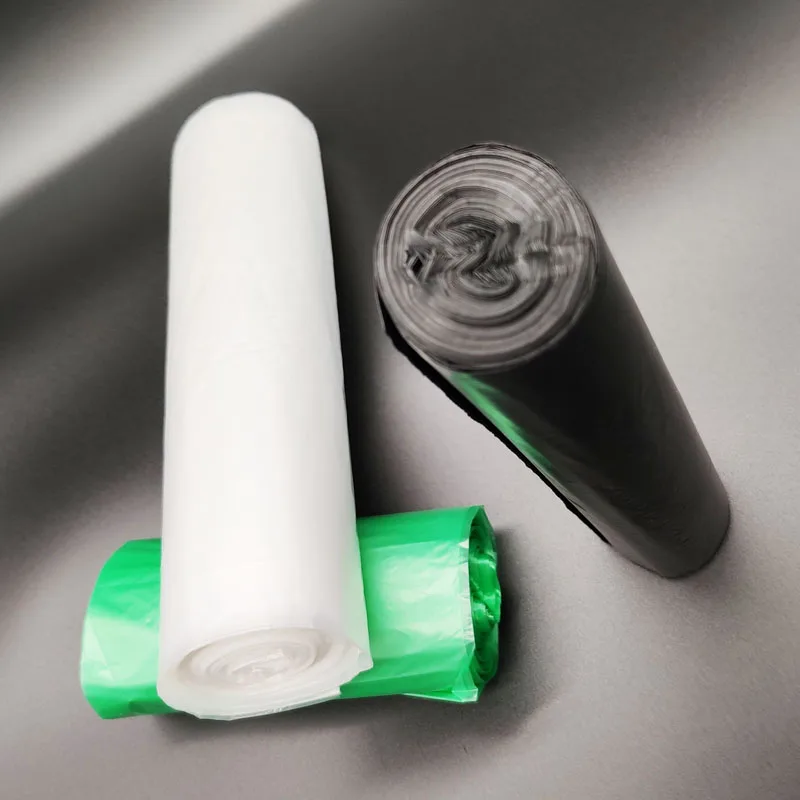 Large Black Heavy Duty Garbage Bags  Black Plastic Refuse Bag Bin Liners Roll Garbage Bag Wholesale with your own design