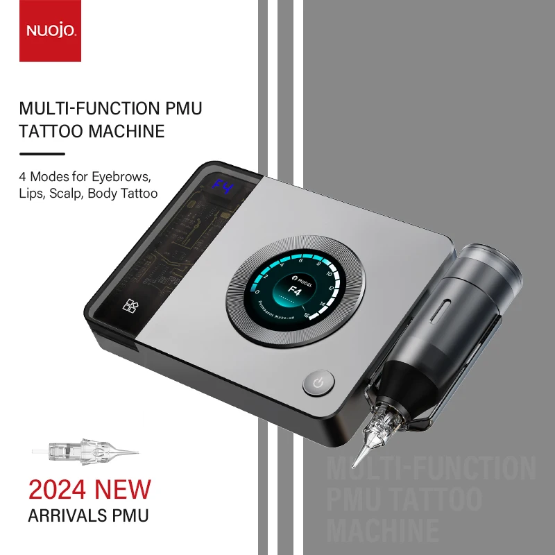 Permanent Makeup Tattoo Machine Mast Rotary PMU Tattoo Gun Pen with Intelligent LED Touch Screen