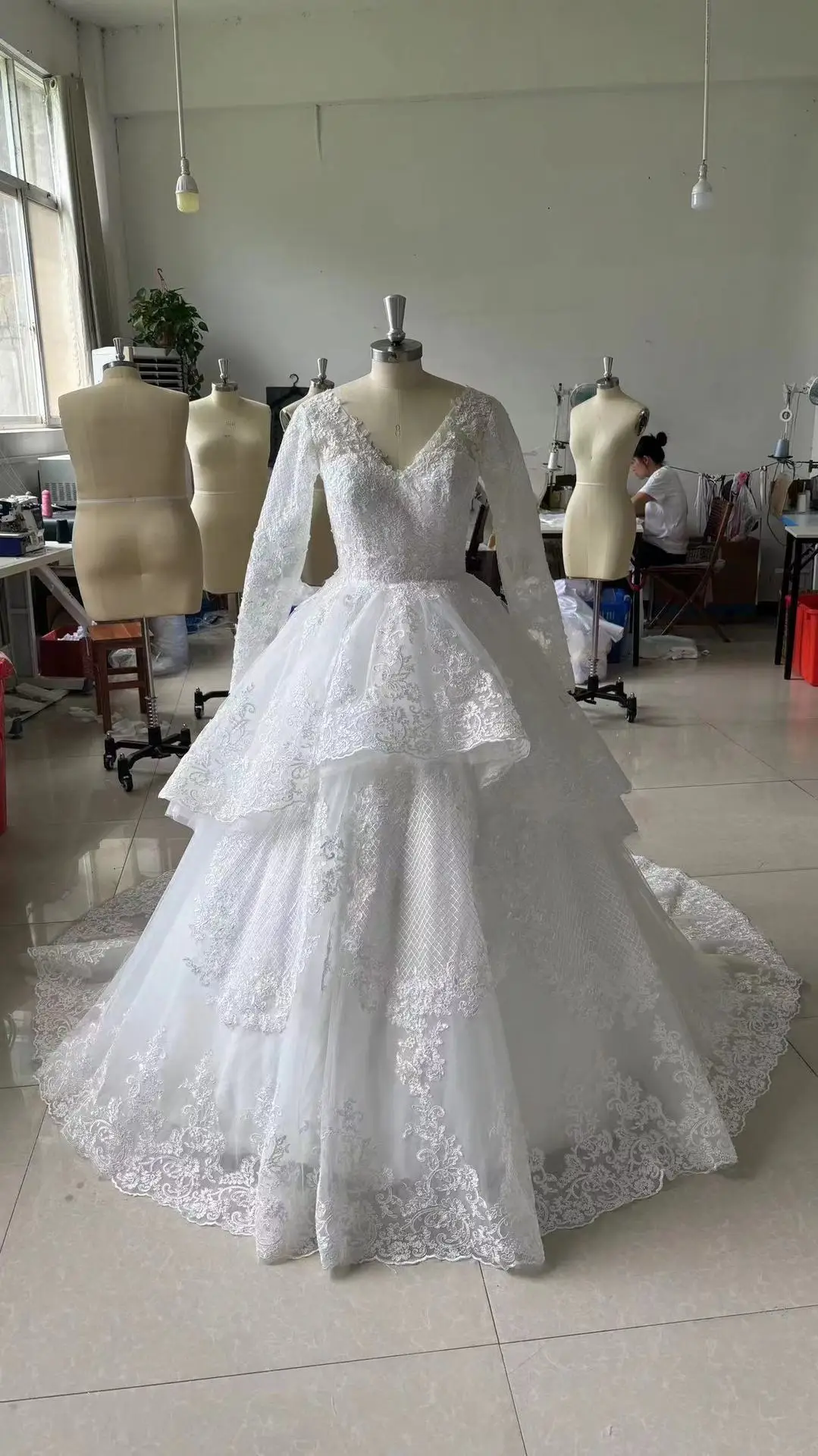 AL1798 plus size wedding dresses for bride confirmation wedding dresses 2024 vestidos de novia ball gown pakistan bridal dress