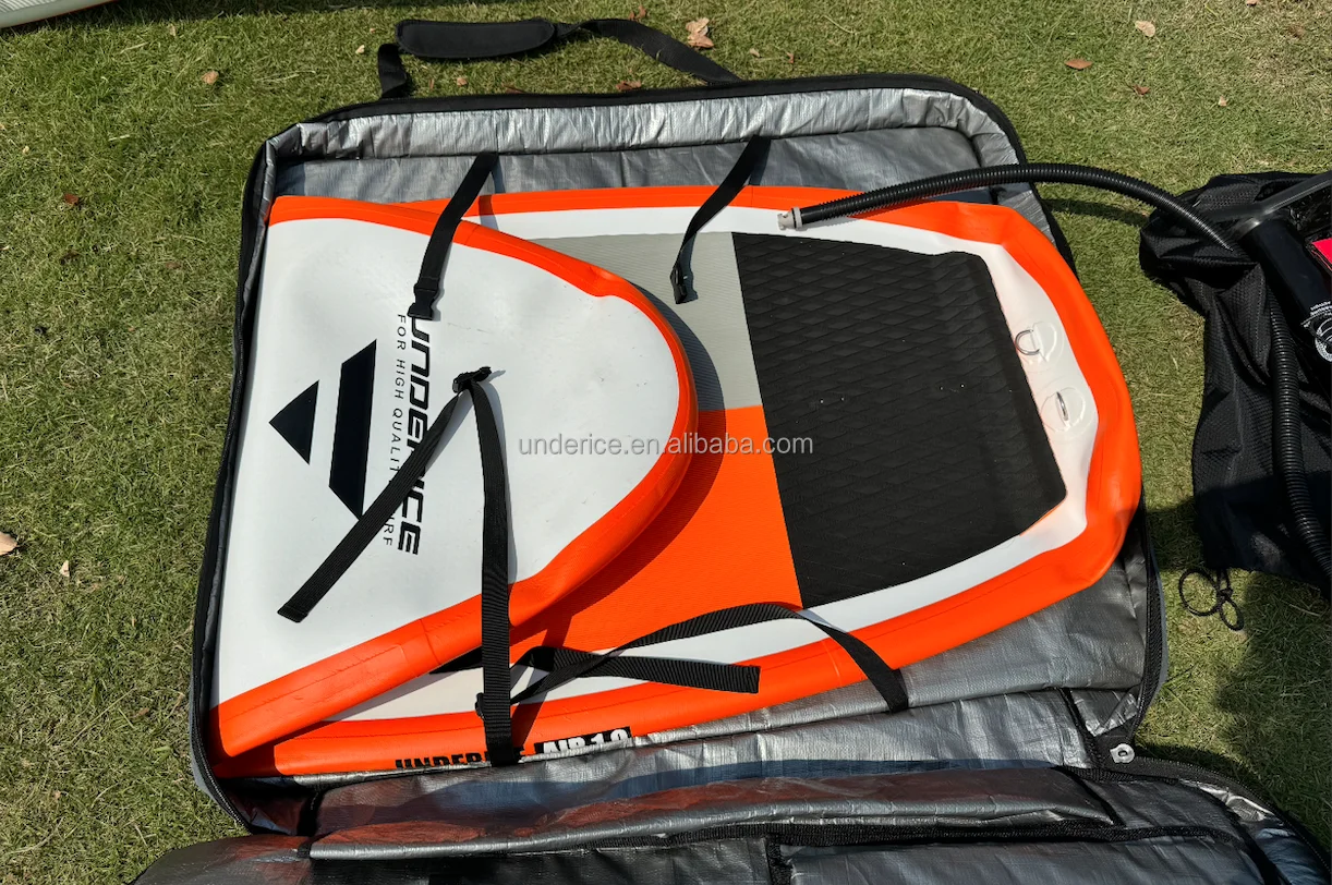 Premium Quality Waterproof Thick Padded with Extra Layer Full Set Pack  Surf Wing FoilBoard Backpack Bag for Windsurfing