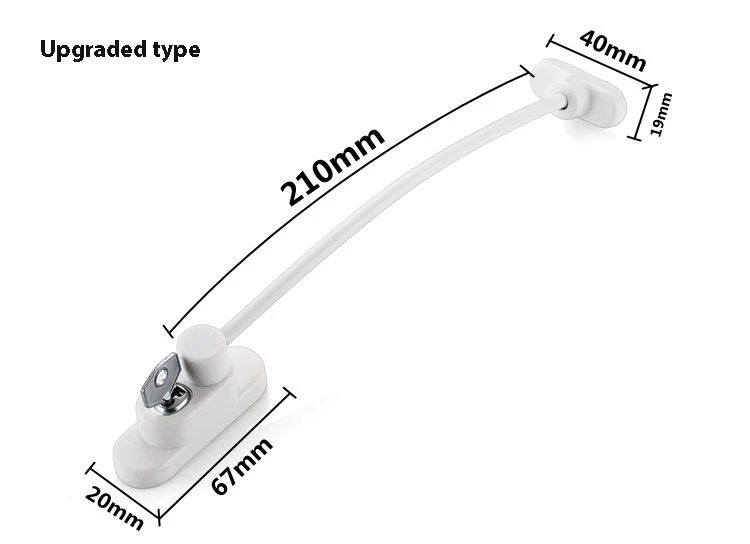 Заводская распродажа новый модернизированный оконный защитный кабель легко устанавливаемый стальной