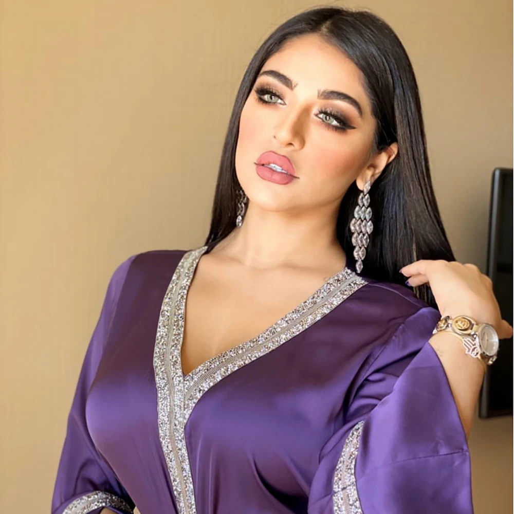 2022 Latest Embroidery Design dubai kaftan caftan Eid islamic clothing women girl muslim abaya