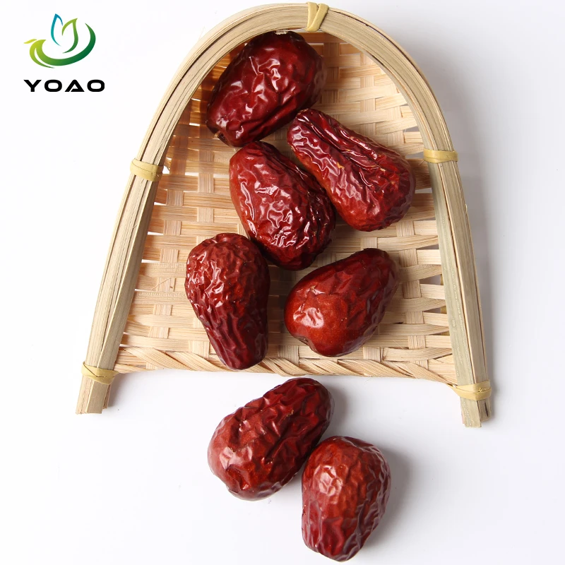 Factory Supply Sweet Taste Dried Red Dates Natural Dried Big Red Jujube Dates High Quality Fruit Tea in Bulk
