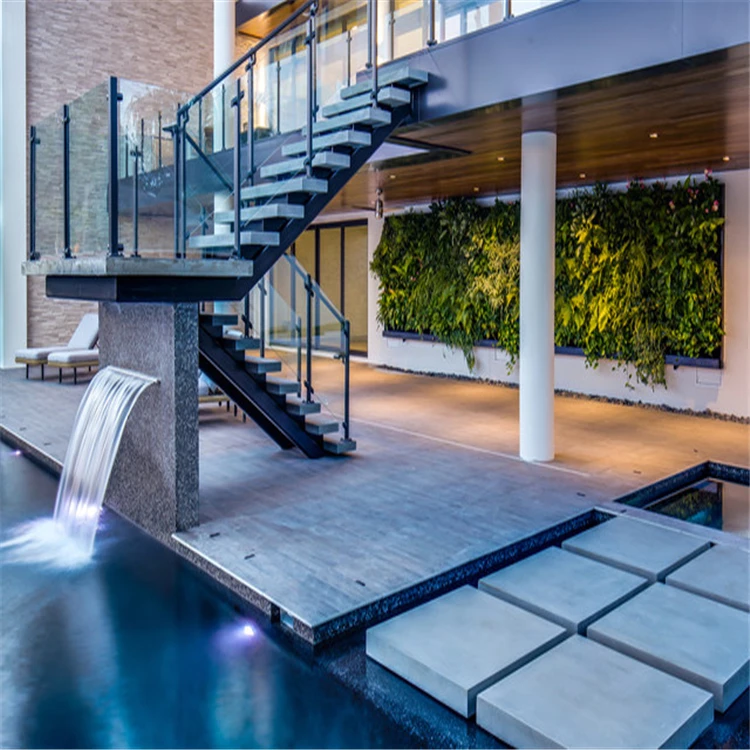Exterior stairs metal/aluminum/steel outdoor stairs hot sale straight staircase