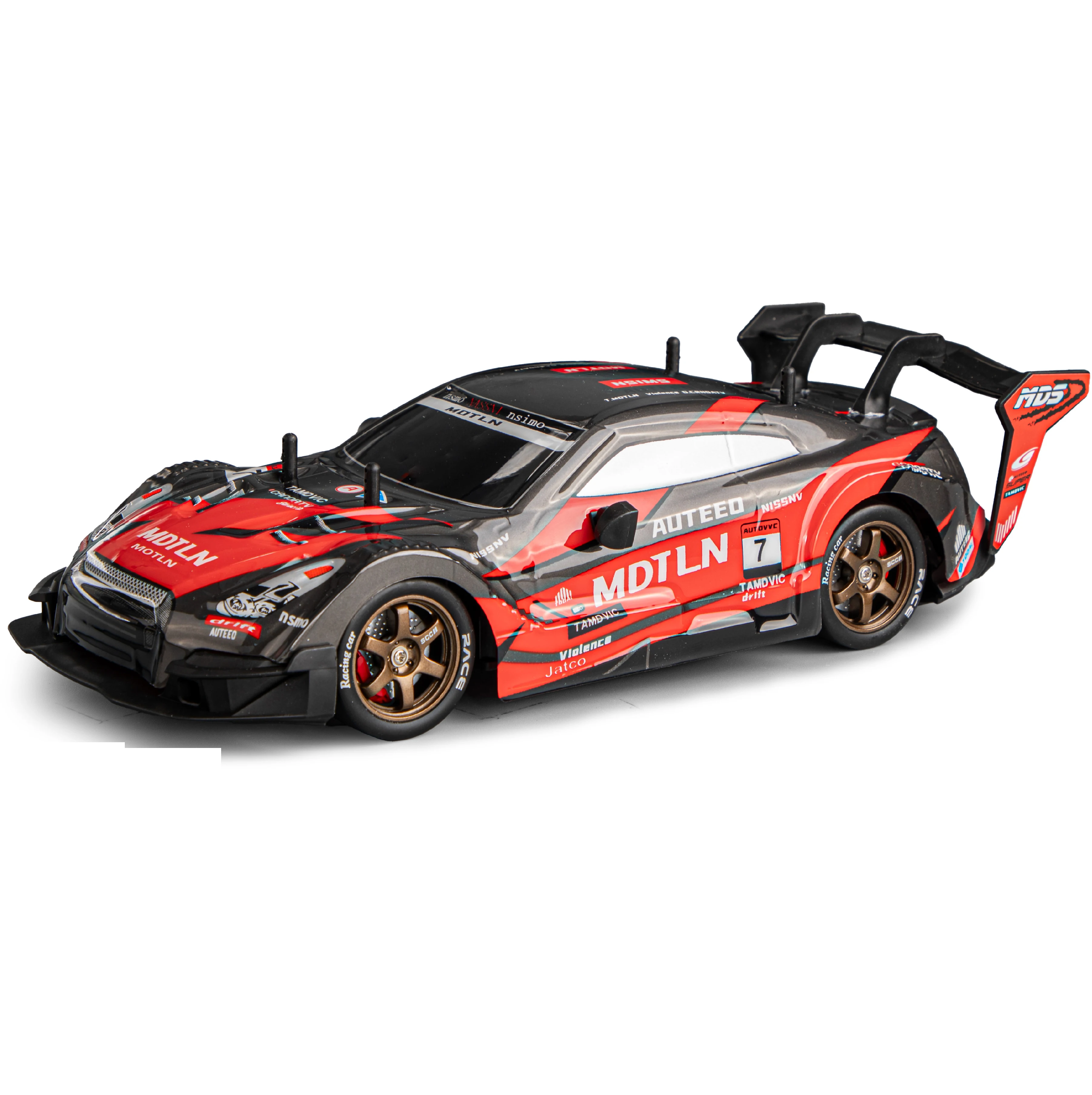 Dwi Dowellin 1:16 Scale Drift RC Car with Gyro Mini Full Proportional RTR 2.4GHZ Remote Control with Replaceable Body Shell