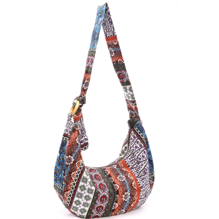 Thai Hobo Crossbody Bag Shoulder Bag Messenger Bag Hippie Boho Bohemian Purse