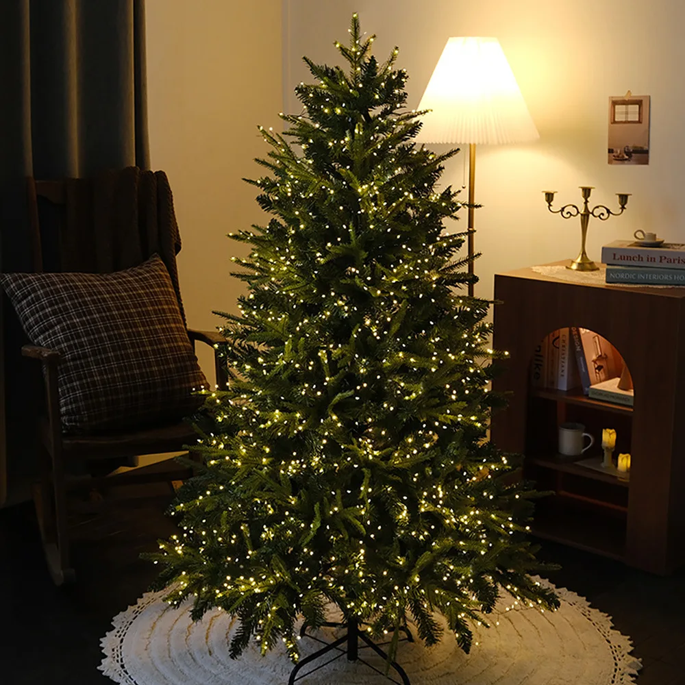 New high-quality Christmas tree encrypted PE+PVC material Christmas decoration lit Christmas tree