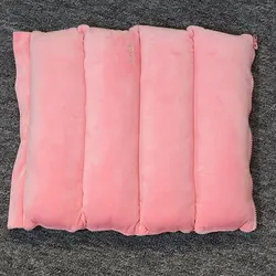 Car set seat massage cushions usb electric heated four in one pillow seat cushions and air lying pillow home office and car mat