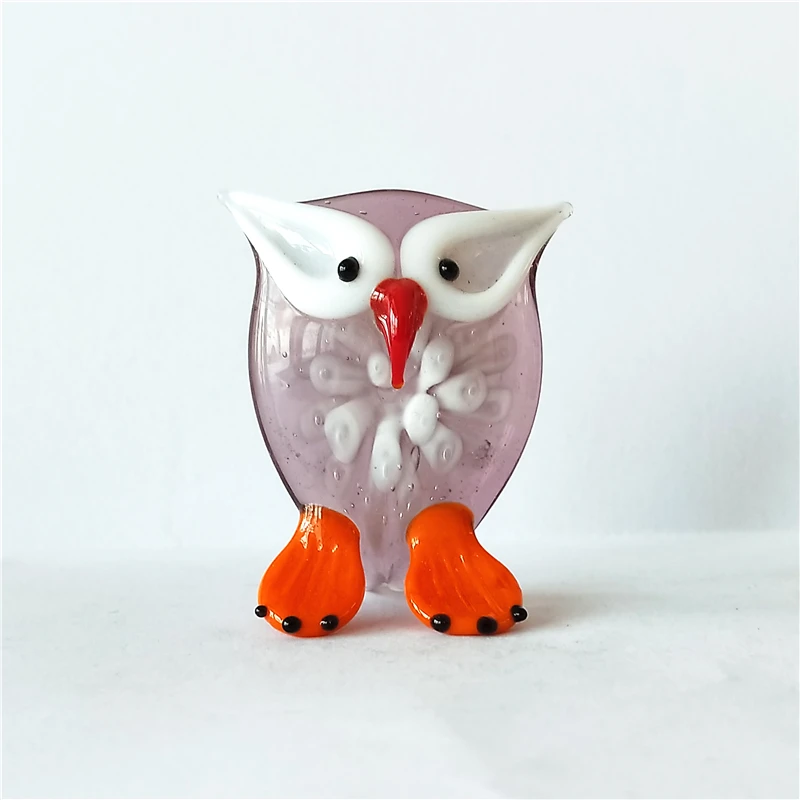 
Beautiful colorful handmade murano glass birds glass animal 