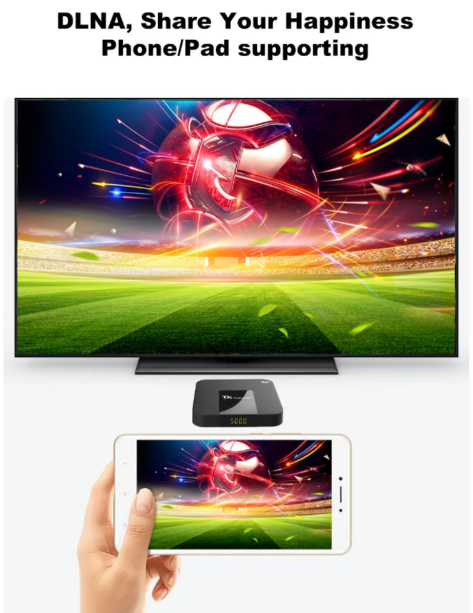 Супер цифровая игровая ТВ-приставка Elinksmart TX на Android 9 с гигабитным Ethernet Wifi 8 ГБ ОЗУ HD телеприставка