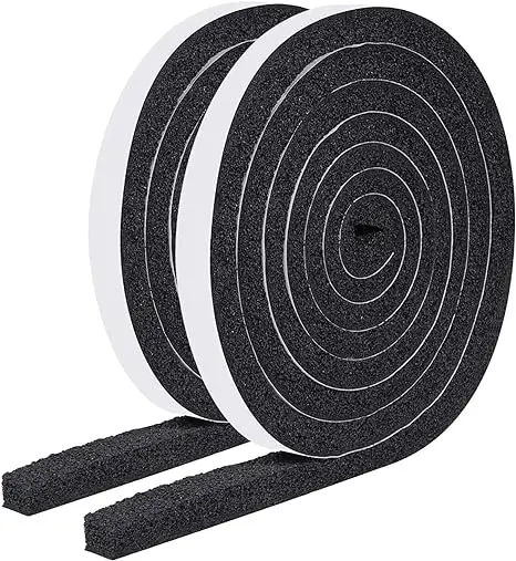 Very High Bonding Closed Cell PVC Structural Glazing Tape Double Sided Spacer Tape For Curtain Wall