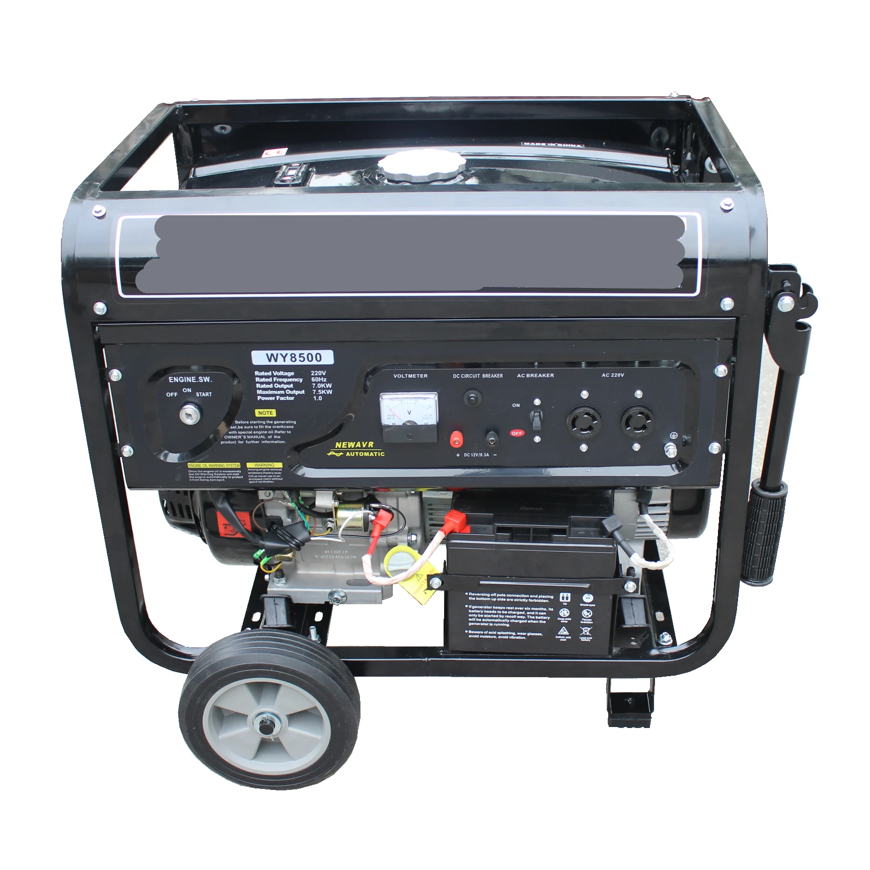 Winyou CHINA Electric Generator 7KW Gasoline Generator Set   15HP   7KW Generator Petrol