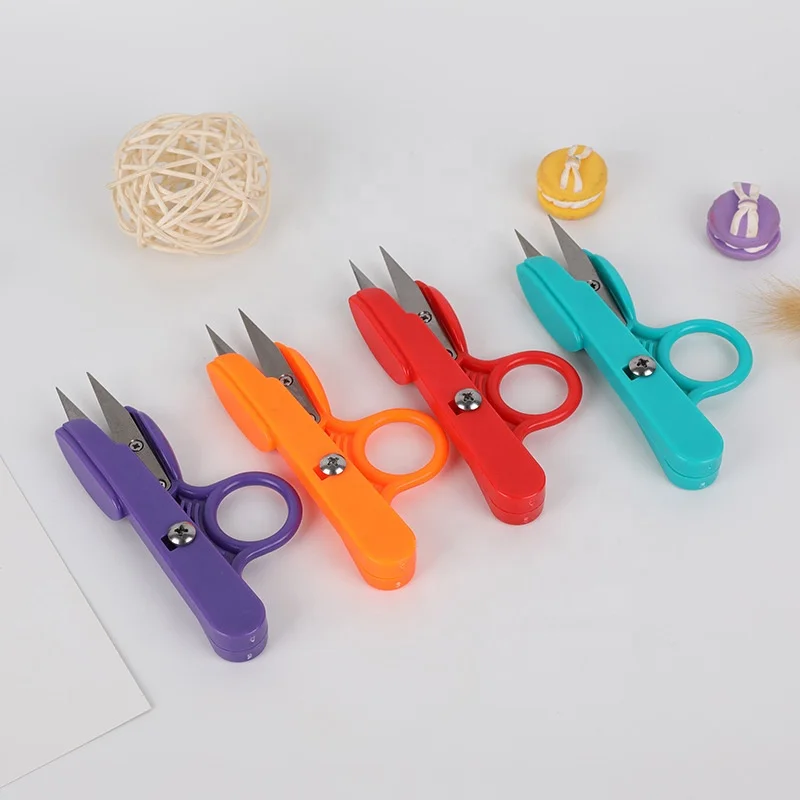 Cross stitch tools stainless steel scissors Eagle TC-800 U-shaped Yarn cutting scissors with handle