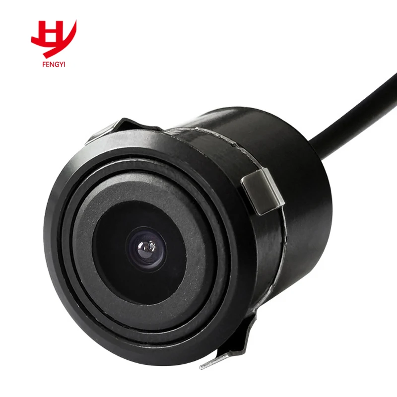 Universal waterproof IP68 12V voltage 170 degrees rear view car camera 18.5 punched plastic night vision car camera