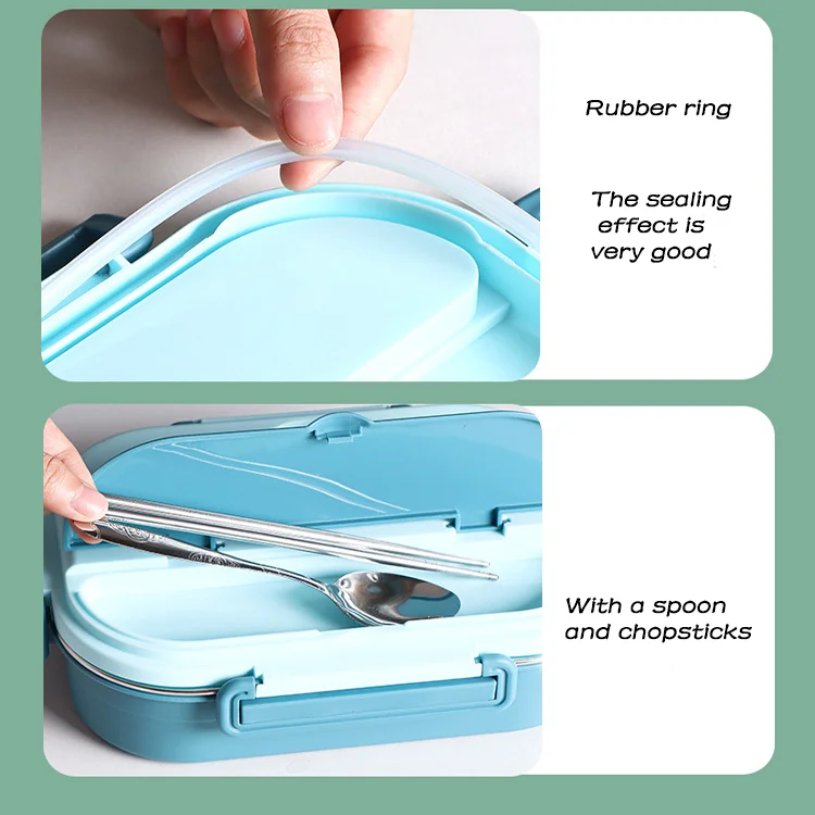 Customizable 4 Compartments Meal Lunch Box Enfant For Children