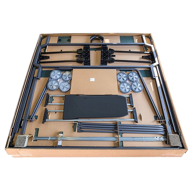 Wholesale double-folding convenient movable table tennis table