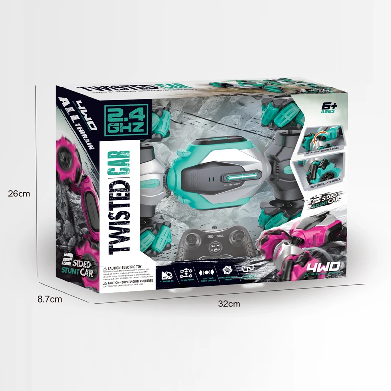 Hot Rc Stunt Toys High Speed 2.4g Remote Control Car 4WD Lateral Drift Rc Stunt Watch Radio Control Toy Car