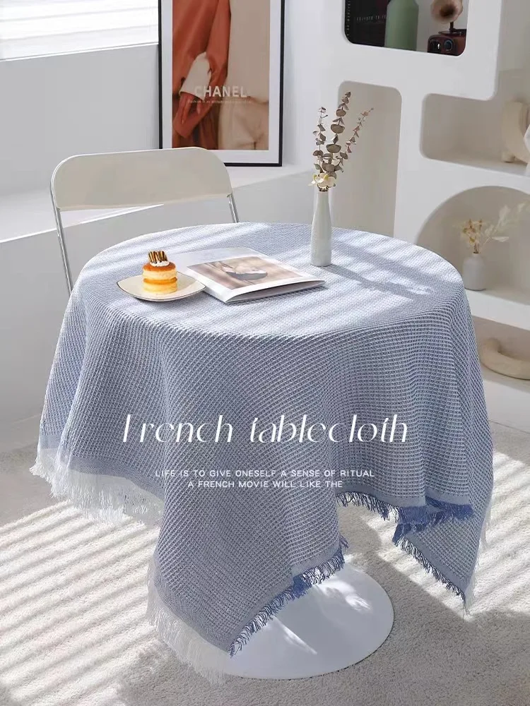 Tablecloth white thickened assorted dormitory dressing table dust photography background cloth picnic dessert table mat