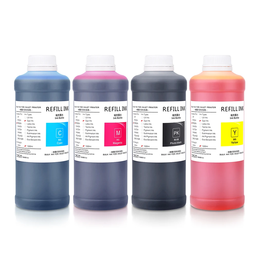 OCBESTJET Universal Dye Ink For Epson 7900 9700 7900 7980 7890 T7200 T3270 T5200 All Inkjet Printer