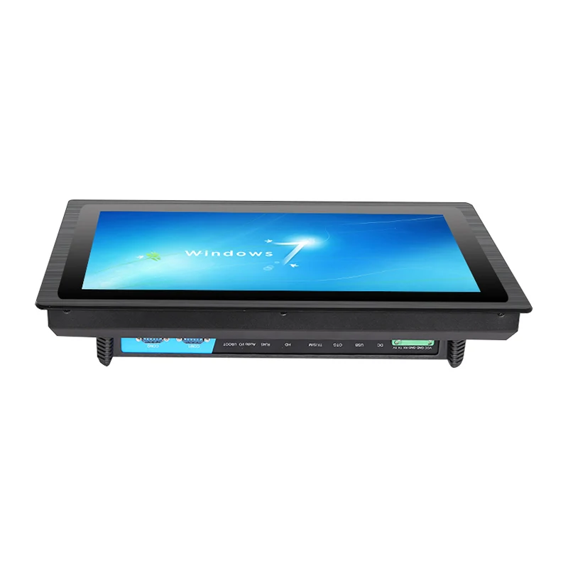 18.5 inch industrial panel pc sunlight quad core i3 i5 i7 capacitive touch screen all in one PC Kiosk with rfid qr code reader