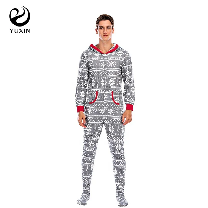 Wholesale Pajamas Regular Fit Men pajamas set Christmas style Sleepwear for man