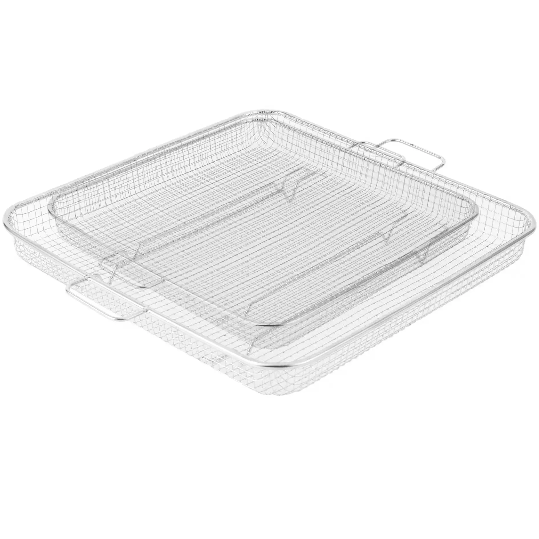 Food grade stainless steel wire metal mesh oven baking tray / baking pan / baking sheet