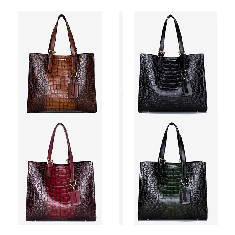 New popular Ladies bags high-capacity custom logo PU leather 3 in 1 set fashion shoulder bags women handbag