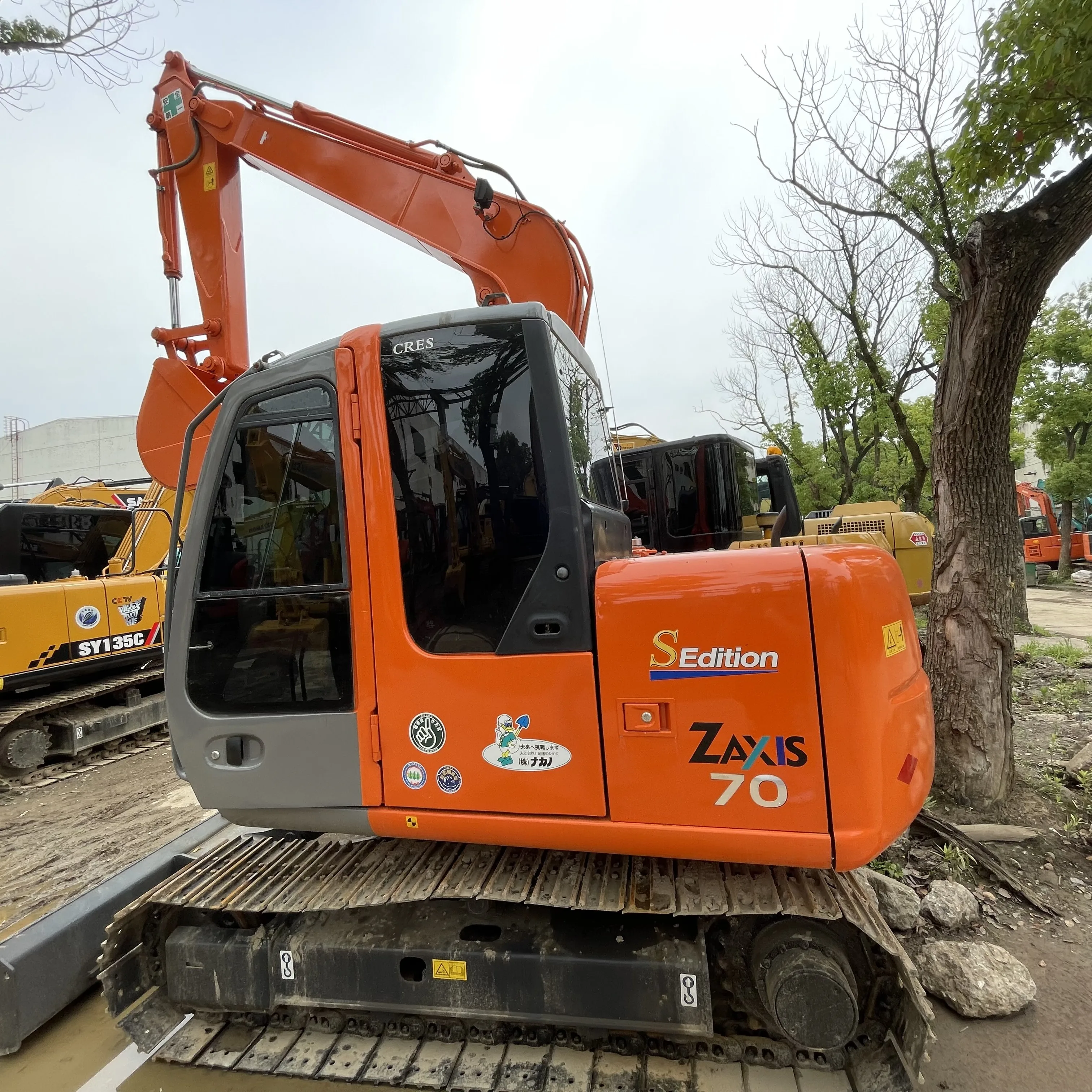 Used Original Hitach zx70 Cheap Price Excavation for sale with Good Condition Machine