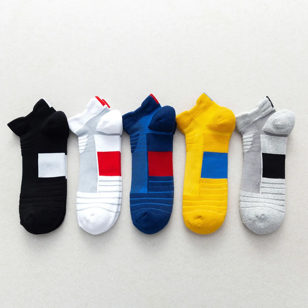 2022 New Wholesale Men Fashion Low Cut Sneaker Tab Cycling Running Ankle Sport Socks