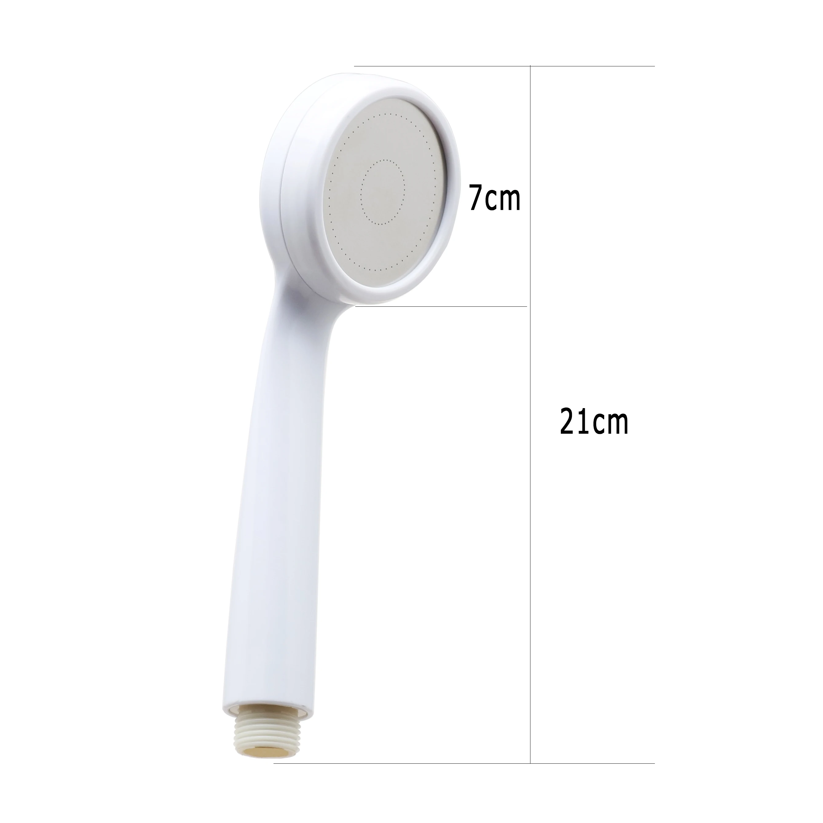 Single Function Shower Head Stainless Steel Outlet Pressurizing Water Filter Massage Spray Hand Shower