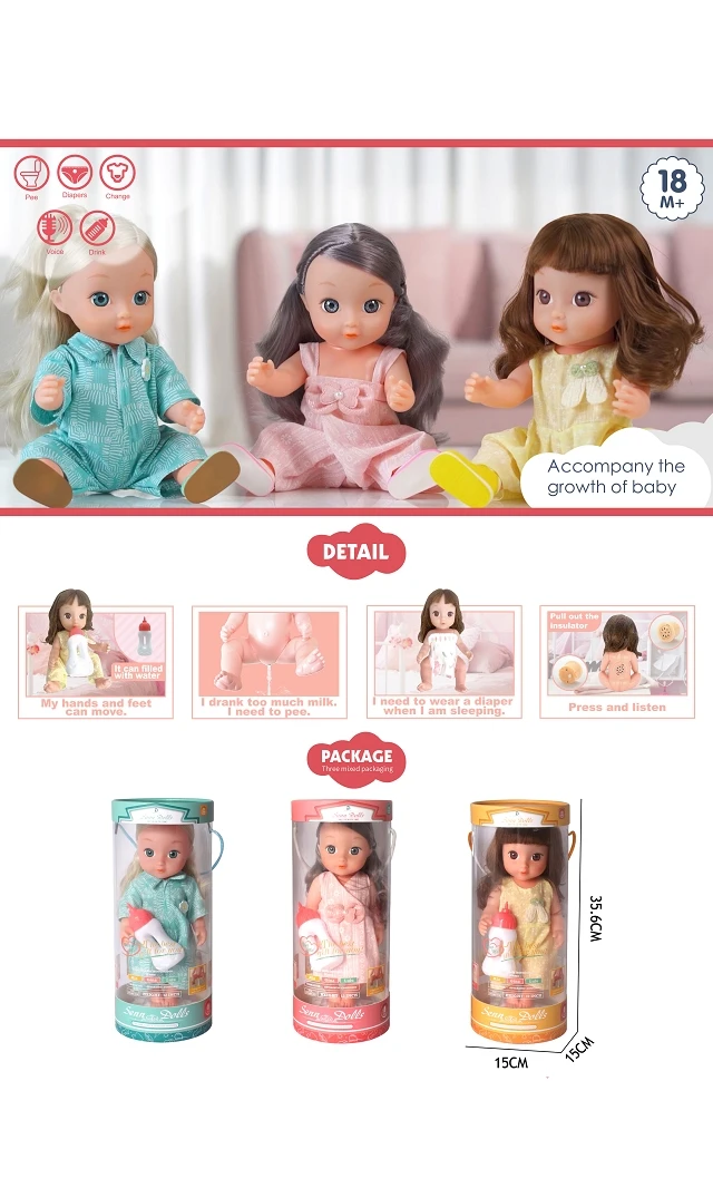 12 inch baby doll Simulated face vinyl baby doll pretend play house dolls toy for girls best selling products 2024