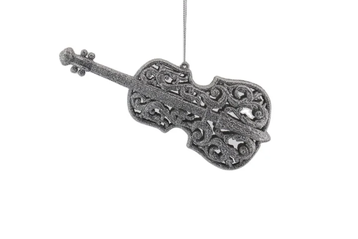 Guitar Miniature Exquisite Plastic Mini Guitar Model Display Decoration Home Coffee Decorative Christmas Tree Ornament