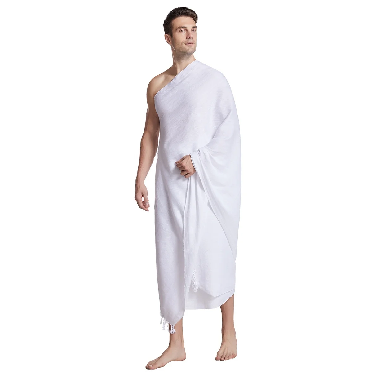 High Quality Muslim Clothes Arab Men Microfiber Ihram