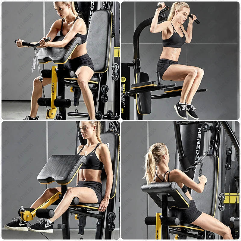 SD-M6 Factory directly sale Multi-functional comprehensive trainer bodybuilding gym combination station streng with 48 functions