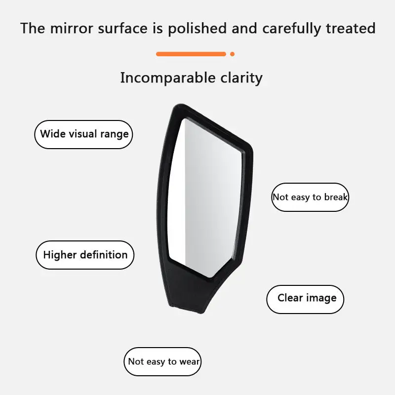 Handlebar Flat Rearview 360 Adjustable Bike Mirrors left and right bicycle Rear View Mirrors bike accessories
