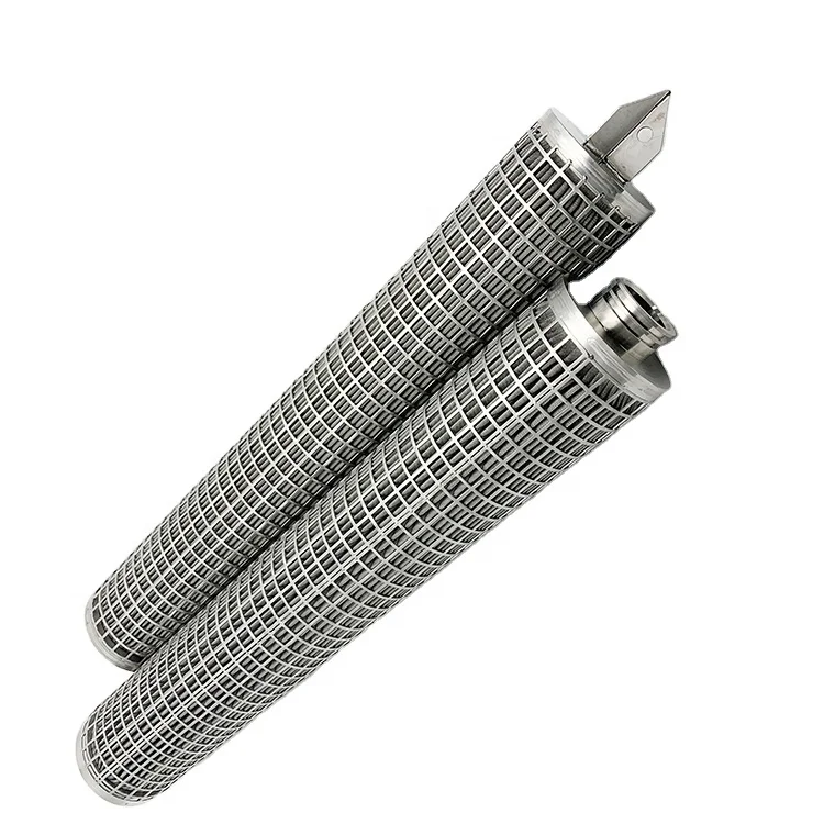 LIANDA 316L stainless steel round filter mesh tube 10 inch element metal sintered filter cartridge