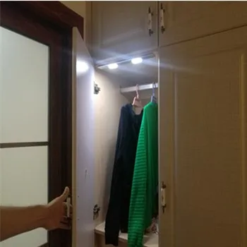 12 В Низкая напряжение Крытый светодиодное освещение с ИК/pir датчик движения/батарея работает led шкаф огни