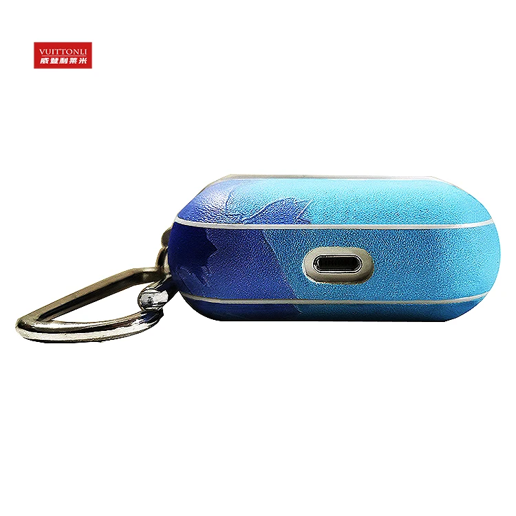 Special Pattern Color Design Leather 3D Protect Earphone Cover For Airpods Case 3D Protect Accessories