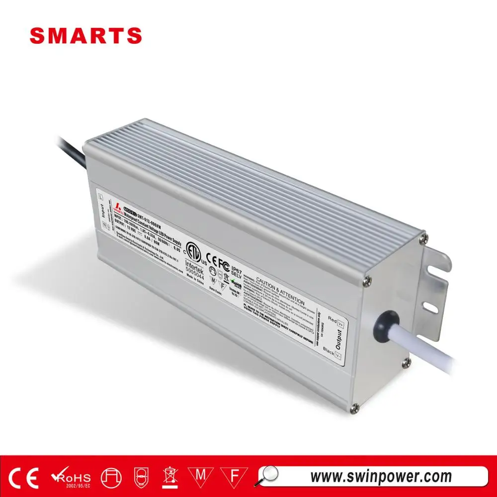 ce etl rohs waterproof electronic 24v 36v 48v power supply 12v 80w led driver ip67