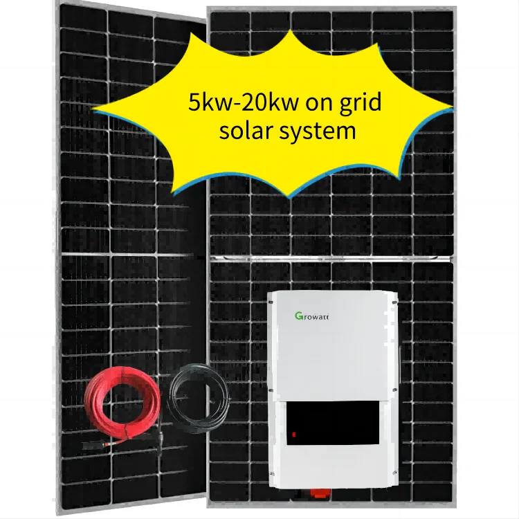 20kw on grid solar system 22kw 20kva solar energy system grid tie full set solar cell power system with pv panel