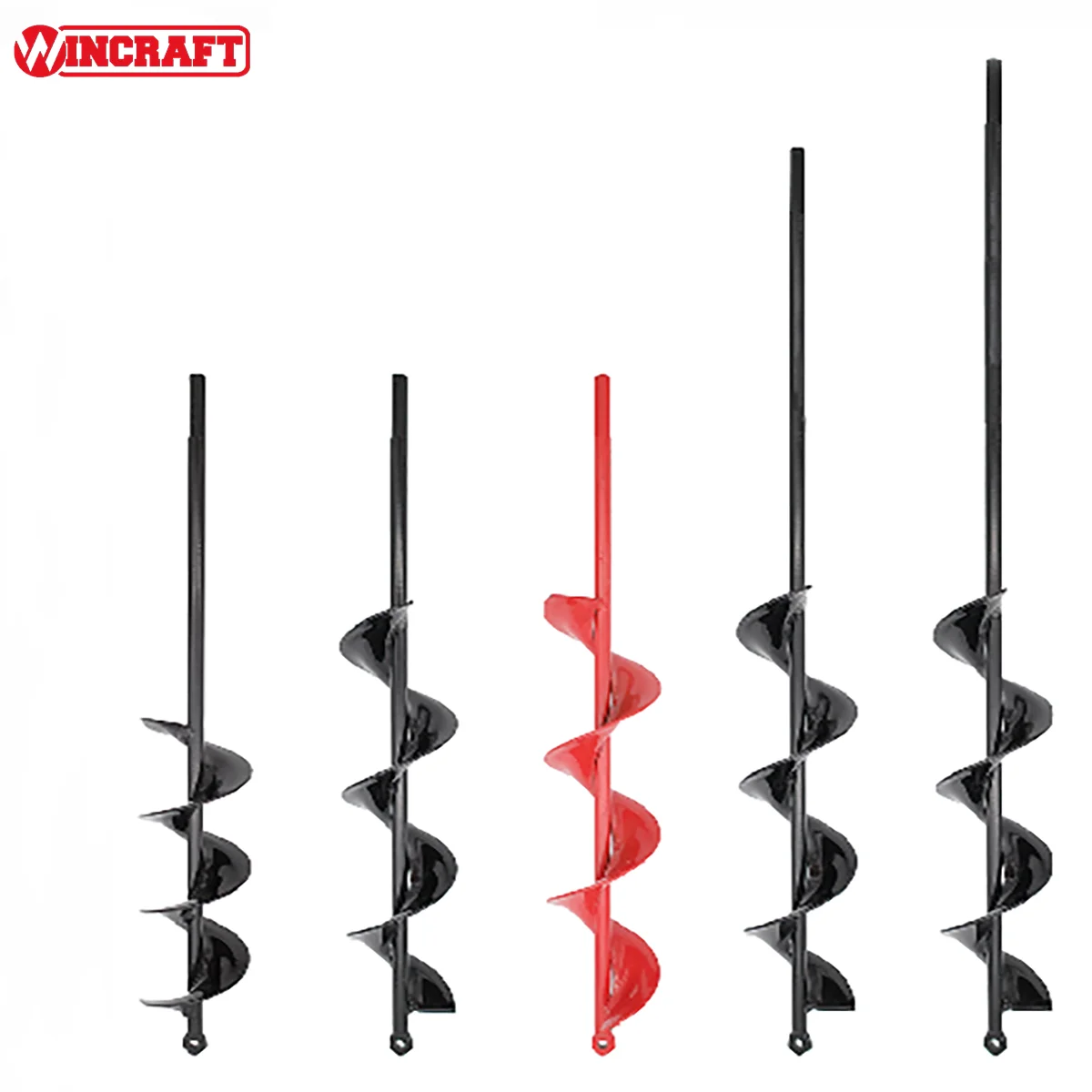 Custom-made OEMSize Auger Drill Bit Garden Solid Barrel Dual Blade Plant Flower Bulb Auger Rapid Planter Earth Spiral Hole Drill