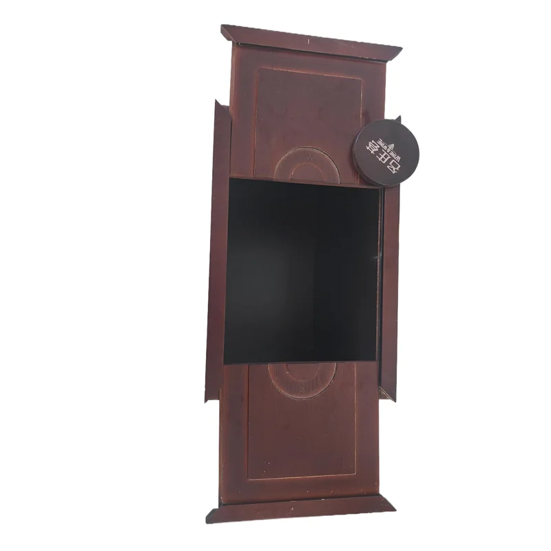 Factory Specializing In Customizing Wood Box Vintage Simple Wooden Six Wine Bottles Gift Package Boxes For Packaging Wine Bottle