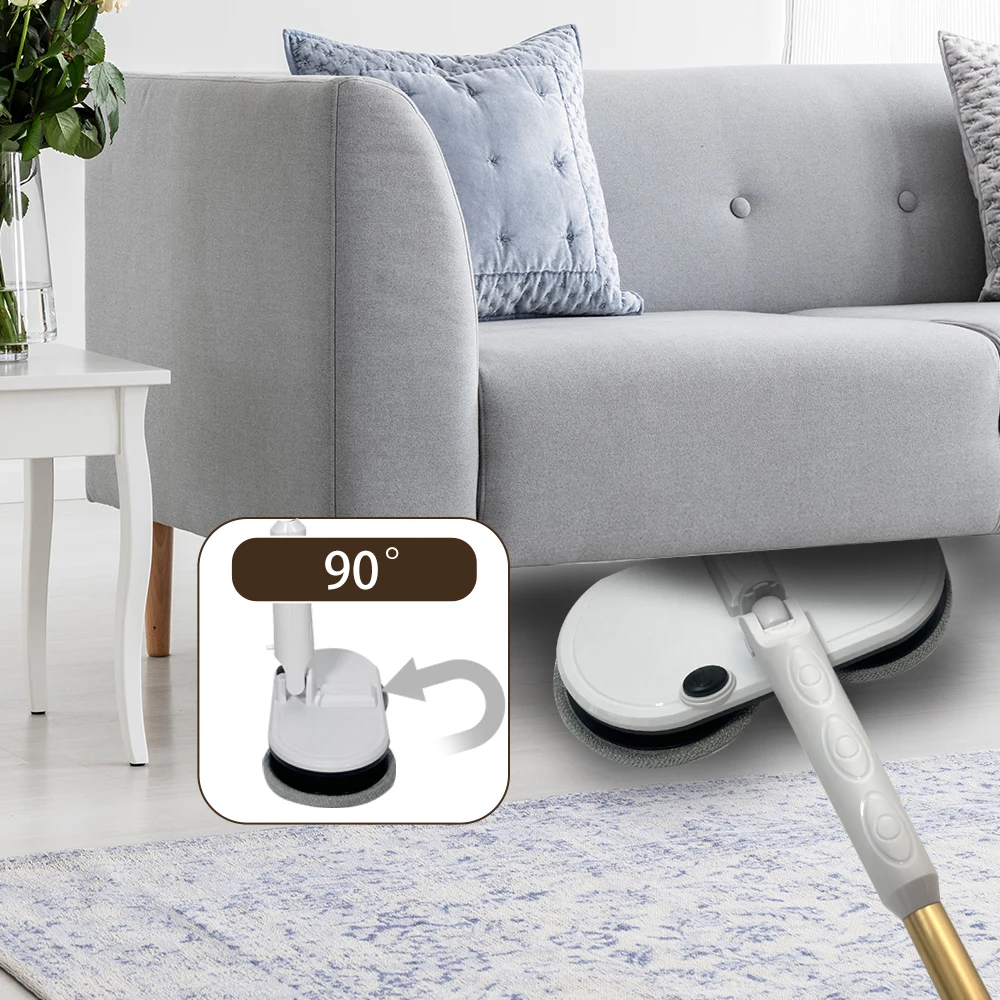 Household Rechargeable Cordless for floor cleaning super fiber mop head Mopping Cleaner Machine electric mop