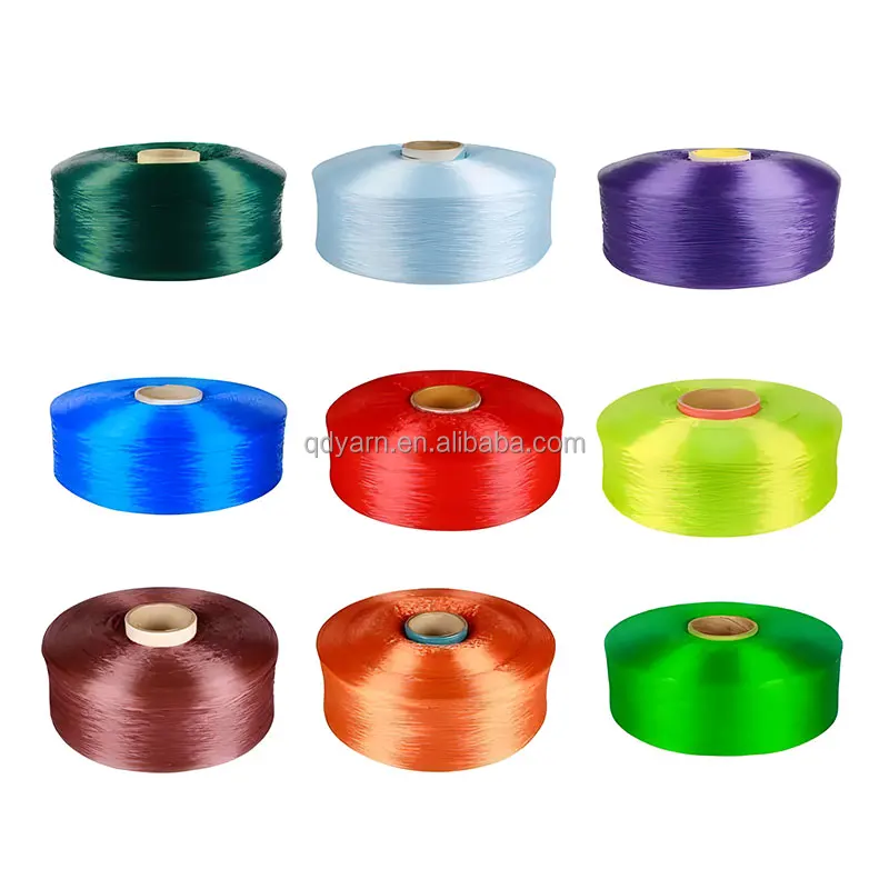 Custom Colors High Quality Low Rate Yarn Of PP For Webbing Rope Factory PP Polypropylene Yarn