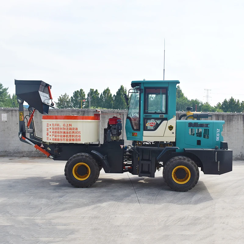 Construction Building Automatic Loading Concrete Mixer Cement Mixer