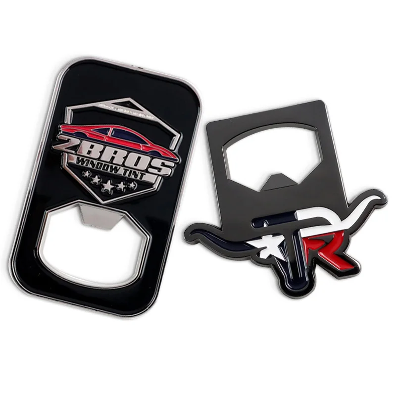 Custom logo souvenir metal magnet fridge magnet bottle opener tourism souvenirs